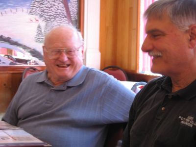 2015 Albany Luncheon at Route 7 Diner April 15
Bob Umholtz, `51 and Gerry Leggieri, `68
