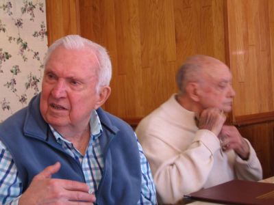 2015 Albany Luncheon at Route 7 Diner April 15
Claude Palczak, `53 and Frank Ioele, `52
