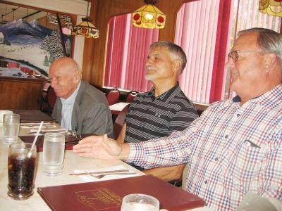 2015 Albany Luncheon at Route 7 October 14
L to R: Jim Morrissey, `57; Gerry Leggieri, `68; Richard Szymanski, `67

