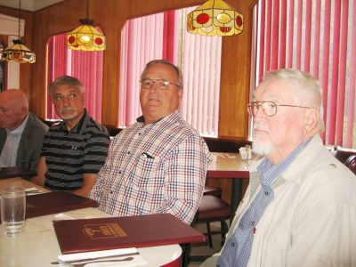 2015 Albany Luncheon at Route 7 October 14
L to R: Richard Szymanski, `67; Bernie McEvoy, `57
