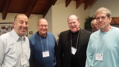 2016 Albany Luncheon & 85th Anniversary April 12, 2016
L to r: Tom Libbos, `72; Robert Kind, `70; Barrie Kolstein, `71; Dwight Burden, `71 
