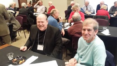 2016 Albany Luncheon & 85th Anniversary April 12, 2016
L to R: Barrie Kolstein, `71; Dwight Burden, `71
