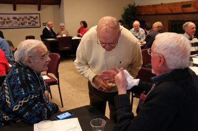 2016 Albany Luncheon & 85th Anniversary April 12, 2016
L to R: Art Palazzola, `58; Frank Ioele, `52; Bernard McEvoy, `57
