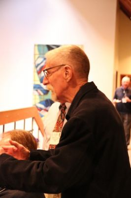 2016 Albany Luncheon & 85th Anniversary April 12, 2016
Bob Fairbanks, `64 making his "Broken Cookie" award presentation to recipient, Gary Penfield, `64 (See other photo of Gary)
