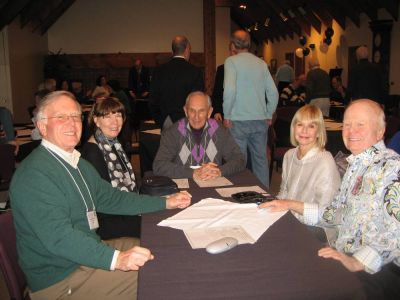 2016 Albany Luncheon & 85th Anniversary April 12, 2016
L to R: Gary Penfield, `63; Peggy Hogan, guest; Richard (Doc) Sauers, guest; Annette Penfield; Doug Penfield, `60
