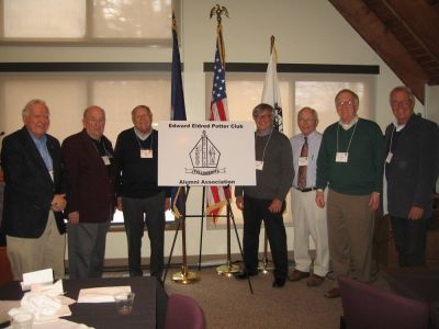 2016 Albany Luncheon & 85th Anniversary April 12, 2016
Past Presidents:
L to R: Paul Ward, `53; Jim Finnen, `54; Carl Herman, `62; John Schneider, `65 (1st Sem); Fred Culbert, `65 (Snd Sem); Gary Penfield, `64; Charles Kriete, `72
