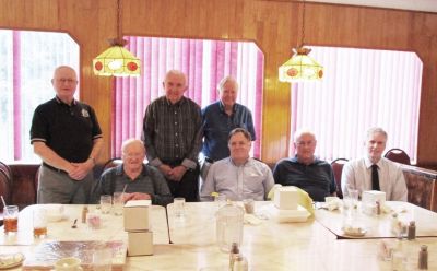 2016 Albany Luncheon October 4, 2016
Seated, L to R: Bob Umholtz, `51; Dave Wheeler, `71; Richard Fairbank, `66; Doug Davis, `69;  
Standing: Jack Higham, `57; Claude Palczak, `53; Paul Ward, `53
