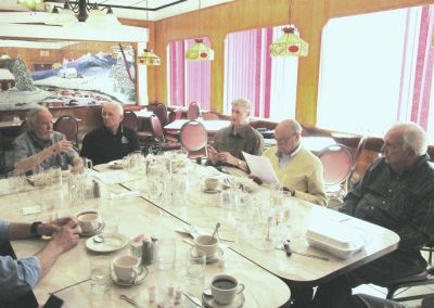 2017 Albany Luncheon April 11, 2017
L to R: Paul Ward, `53; Fred Culbert, `65; Doug Davis, `69; Frank Ioele, `52; Claude Palczak, `53
