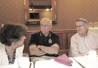 2019 Fall Luncheon at Avila Senior Center, October 22, 2019
Maureen Culbert; Fred Culbert, `65; Peter Schroeck, `65
