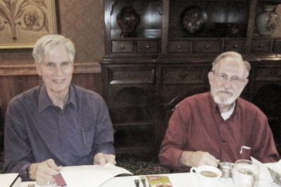 2019 Fall Luncheon at Avila Senior Center, October 22, 2019
Doug Davis, `69; Gene McLaren, `45
