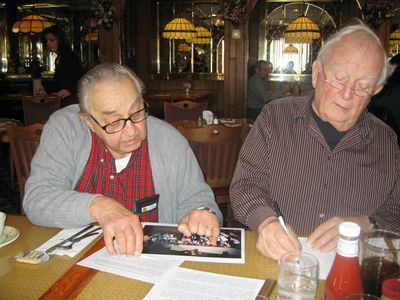 2010 Albany Luncheon at 76 Diner Nov 10
Milan Krchniak, `53 and Jim Panton, `53 identify people in 1999 Group Photo (See 1999 Reunion album)
