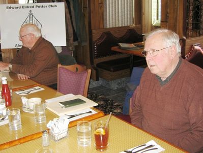2007 Albany Luncheon at 76 Diner, Latham 4 Presidents Attend, November 13
L to R: Bob Umholtz; and Paul Ward
