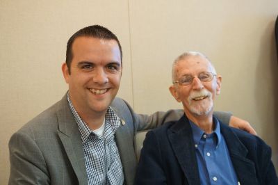 100th Anniversary Commemoration Aug. 8, 2018
Casey Crandall, `07, `12, UAlb Alumni Assoc. Board; Bob Fairbanks, `64
