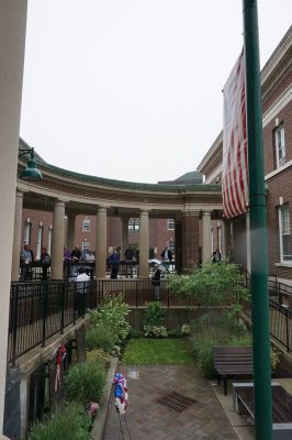 100th Anniversary Commemoration Aug. 8, 2018
Garden of Remembrance and Peristyle from Husted front steps
