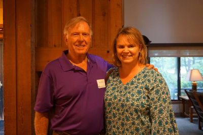 100th Anniversary Commemoration Aug. 8, 2018
Gary Penfield, `63; Valerie DiRocco-Ruskin, `95 UAlbany Development Office 
and daughter of Penfield classmate, Tony DiRocco
