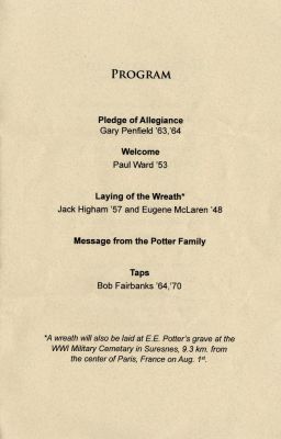 100th Anniversary Commemoration Aug. 8, 2018
Wreath Laying Program Agenda
produced by the
UAlbany Alumni Association Office
under the direction of Loida Vera Cruz

