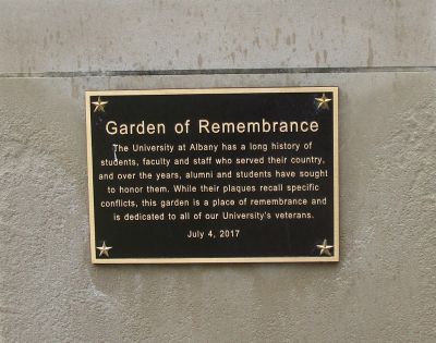 100th Anniversary Commemoration Aug. 8, 2018
Garden of Remembrance Plaque
