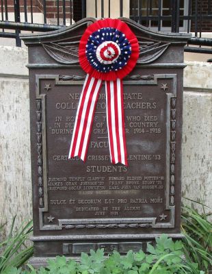 100th Anniversary Commemoration Aug. 8, 2018
Garden of Remembrance
World I Memorial Plaque
1st Lt. Edward Eldred Potter included
