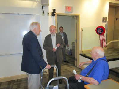 100th Anniversary Commemoration Aug. 8, 2018
Paul Ward, `53; Gene McLaren, `45; Bob Umholtz, `51
