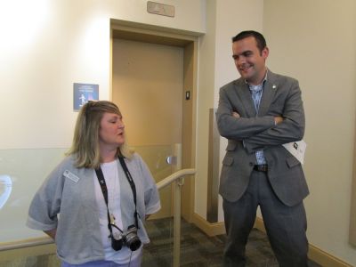 100th Anniversary Commemoration Aug. 8, 2018
Stephanie Snyder, UAlbany Alumni Assoc., Communication & Marketing Strategist; 
Casey Crandall, UAlbany Alumni Assoc. Board
