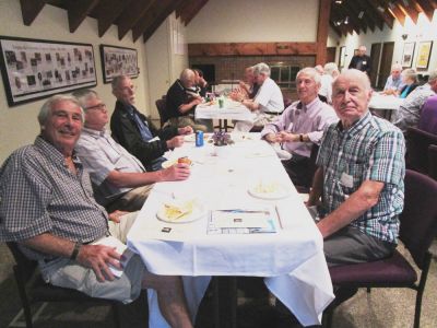 100th Anniversary Commemoration Aug. 8, 2018
L to R: Dan D'Angelica, `63; John Schneider, `65; Bob Fairbanks, `64; Bill Murphy, `64; Dick Moore, `63
