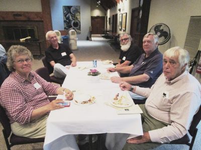 100th Anniversary Commemoration Aug. 8, 2018
Linda Cross; Dick Killian, `67?; Mike Judge, `70; Jim Yonkers, `70; Bob Cross, `63
