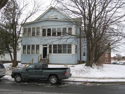 Potter House 2 - 205 Ontario Street in 2006
The house pictured here in 2006 sits at the corner of Ontario and State Streets.  You may be able to see the corner of Brubacher Hall at the rear in this picture.  That area is vacant in the 1936 picture.  
