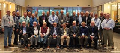 Potter Club 90th Anniversary October 15, 2021
Seated L to R:  Bernard "Frank" McEvoy, `57; Jack Higham, `57; Bob Cross, `63; Mike Camarata, `63; Peter Schroeck, `65; Angelo Battisti, `67; Jack Adams, `70; Doug Penfield, `60;
Standing: Tom Mullin, `72; Tom Libbos, `72; Barrie Kolstein, `71; Bart Grabon, `73; Charles Kriete, `72; Bob Kind, `70; Jerry Sahlman, `71; Dick Fairbank, `66; John Jordan, `71; Bob Downey, `72; Rich Hunter, `72; Don Kisiel, `66; John Quattrocchi, `73; Unk ID-2; Gary Penfield, `63; Howard Smith, `71;  Richard "Doc" Sauers, Faculty Advisor; Unk ID-3; James Morgan, `73; Michael Bligh, `72; David Jones, `71; Arthur Reaulo, `76
Missing, but present: Bill Bonesteel, `57
