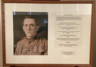 Potter Club 90th Anniversary October 15, 2021
Edward Eldred Potter Plaque, Potter Memorial Room
Alumni House, UAlbany

2021 commemorates the 130th birthday of Edward E. Potter

He sacrificed his life to save the lives of others.  His plane, the DeHaviland DH-4, was notoriously known as "A flying coffin." 
