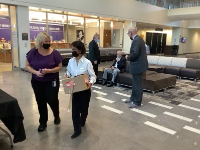 Potter Club 90th Anniversary October 15, 2021
Stephanie and Loida doing their thing to make the day memorable.
