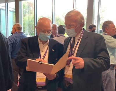 Potter Club 90th Anniversary October 15, 2021
Skull Session
(right) Gary Penfield, `63, MC and Jack Higham, `57
review program details
